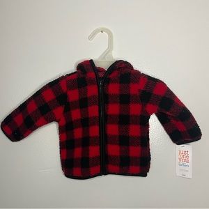 Carter’s Just For You - 3 Month - Buffalo Checkered Zip Up